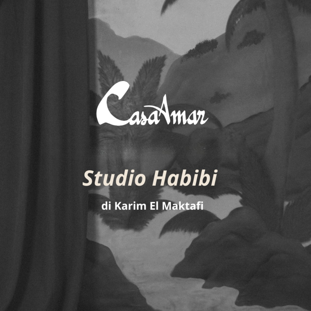 Locandina di Casa Amar per Studio Habibi di Karim El Maktafi, in bianco e nero