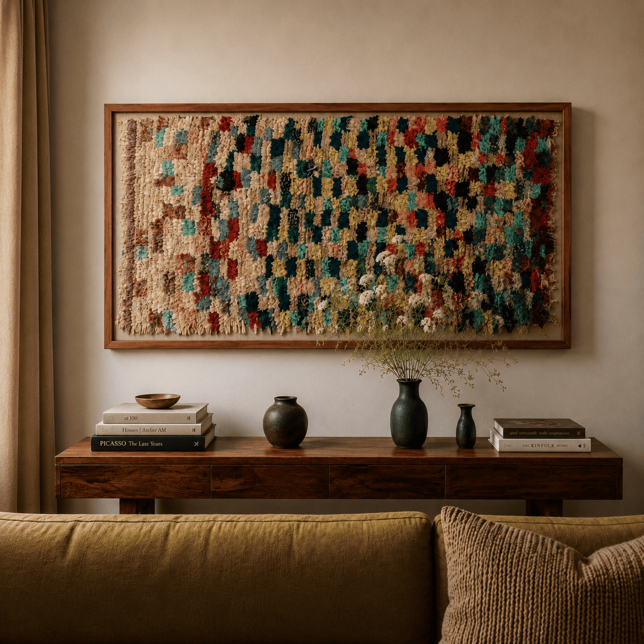 Tappeti da appendere al muro: da idea décor a opera tessile