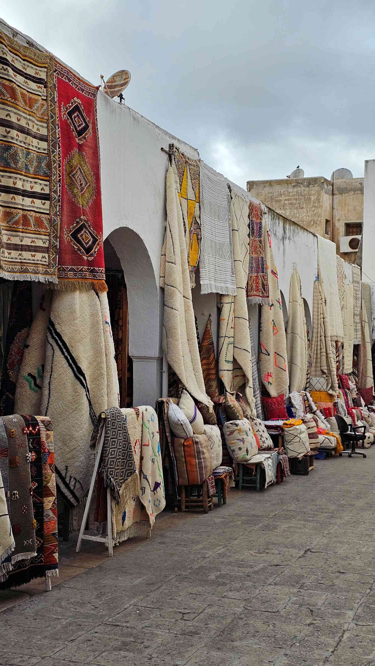 vendita tappeti marocchini habous Casablanca