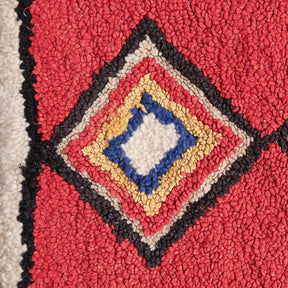 dettaglio di un rombo di un tappeto zindeck 